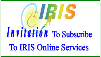 Invitation to Subscribe to IRIS Online Services