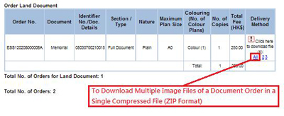 Option for Downloading Multiple Image Files in a Single Compressed File (ZIP Format)